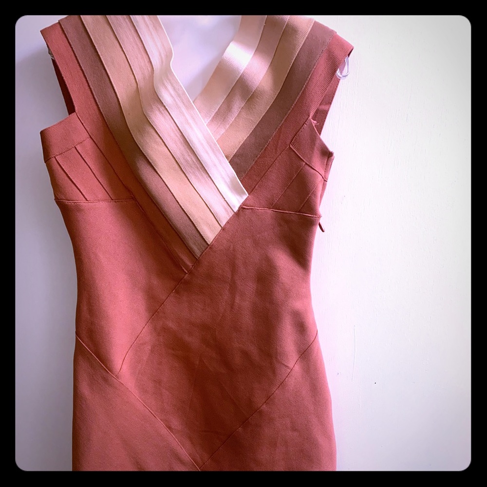 Beautiful salmon color dress